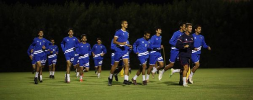 منتخبات الكويت والبحرين وفلسطين تجري تدريباتها في 
