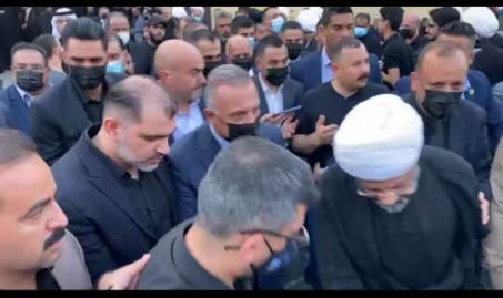 الكاظمي يحضر مجلس عزاء المرجع الحكيم في النجف