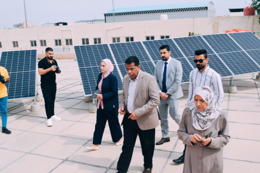 افتتاح  اول ورشة للطاقة الشمسية في البصرة لإعداد ك