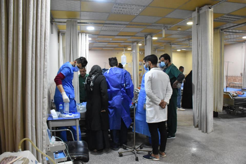 ردهات الطواريء في مستشفيات النجف تستقبل عشرات حالا