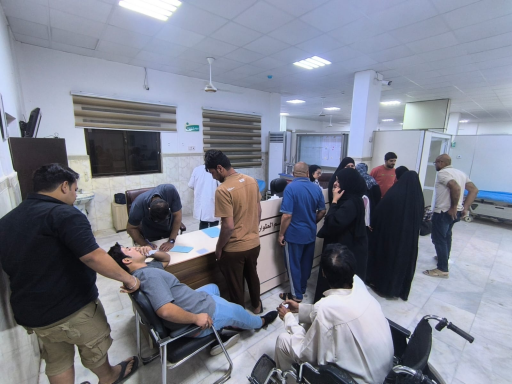 ارتفاع حالات الاختناق إلى   544 حالة في البصرة بسب