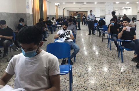  3123 طالباً وطالبة  يشاركون بالإمتحانات الوزارية