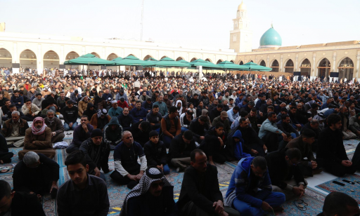 خطيب جمعة الكوفة : مشروع البنيان المرصوص له ثمرات 