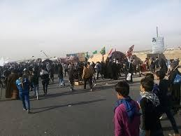 الاف البصريين يحيون ذكرى استشهاد الامام موسى الكاظ