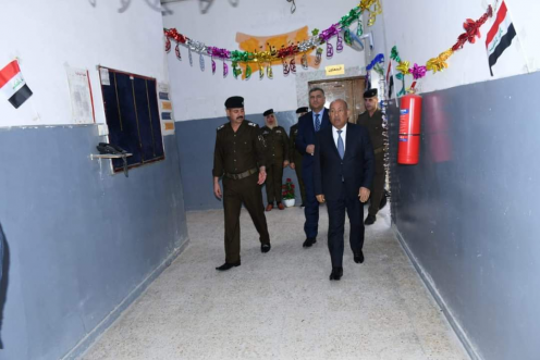 افتتاح سجن النساء  في قيادة شرطة البصرة