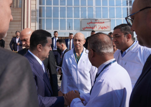 السوداني يتفقد مستشفى الجهاز الهضمي والكبد التخصصي