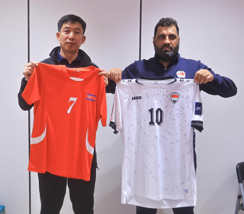منتخب الشباب بالطقم الأبيض في مواجهة كوريا الشمالي