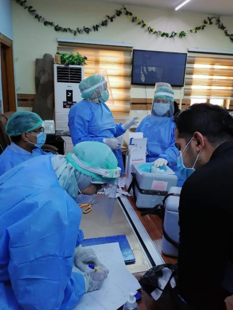 صحة البصرة تنفذ حملة لفحص ملامسي مصابين بفايروس كو
