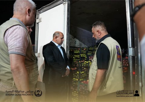 رئيس مجلس محافظة البصرة يتابع ميدانياً إجراءات دخو