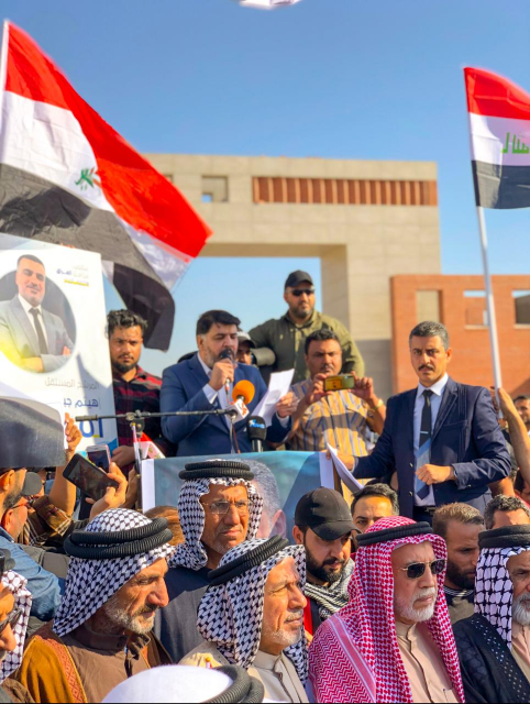 تظاهرة  في البصرة ترفض استبدال مرشحين مستقلين بآخر