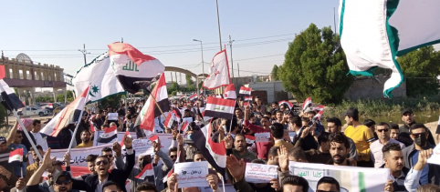 تظاهرة  في البصرة ترفض استبدال مرشحين مستقلين بآخر