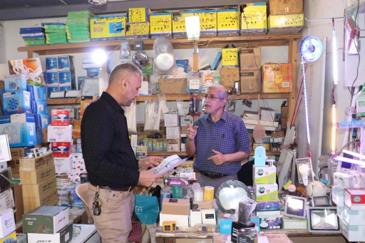 كهرباء النجف تنفذ حملة توعوية لترشيد إستهلاك الطاق