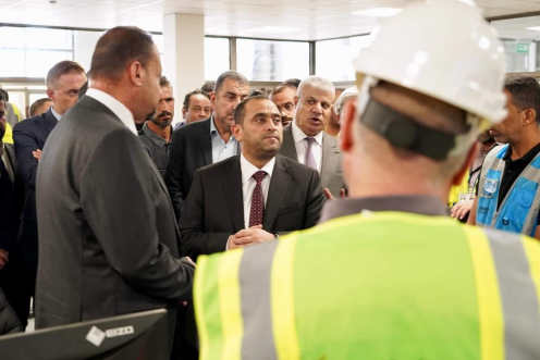 بعد إعادة إعمارها  ... وزير الكهرباء يفتتح محطة غر