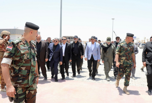 وزير الداخلية يتفقد المنافذ الحدودية بالبصرة للاطل
