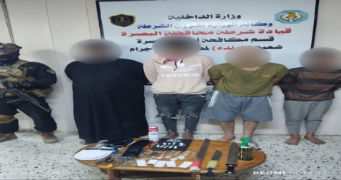 الإطاحة بعصابتين متورطتين بجرائم التسليب وتجارة ال