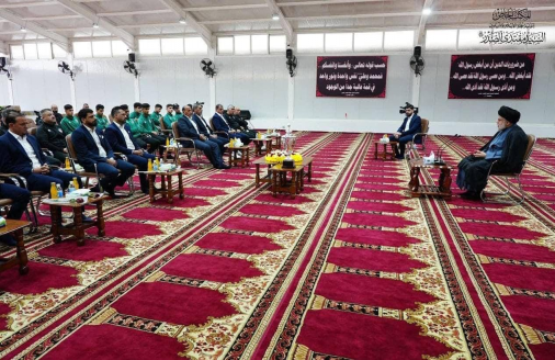 خلال استقباله وفد منتخب شباب العراق .. الصدر يؤكد 