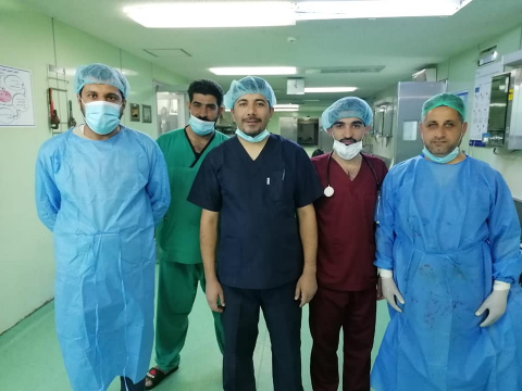 إنقاذ حياة طفل 10 سنوات في ميسان  بعد تعرضه لإصابة