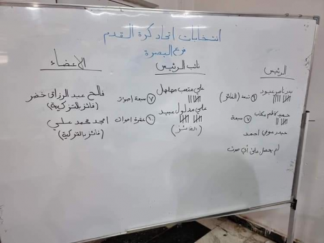 بدر ناصر رئيسا لاتحاد كرة القدم بالبصرة