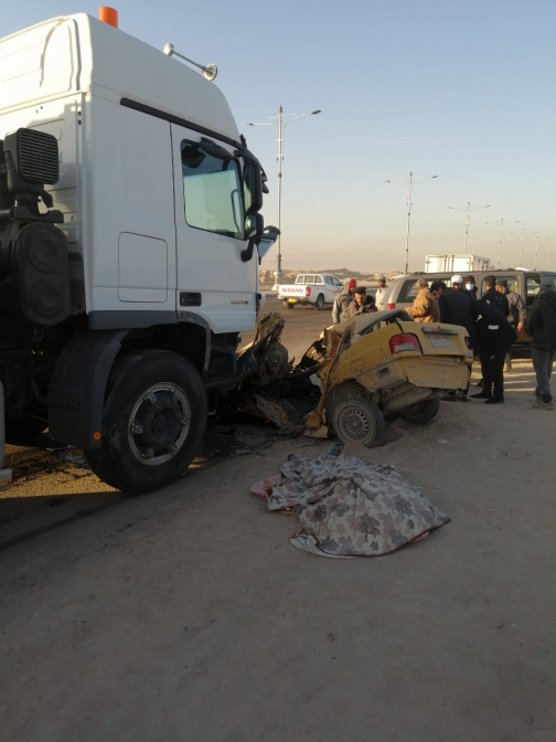 مصرع شخصين في حادث سير مروري غربي البصرة 