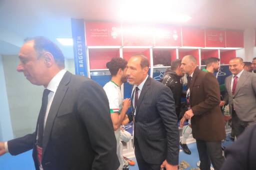 بالصور .. اتحاد الكرة يهنئ أعضاء منتخبنا الوطنيّ ل