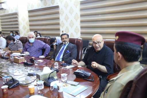 قائد شرطة البصرة يلتقي عددا من الصحفيين ويؤكد : لن