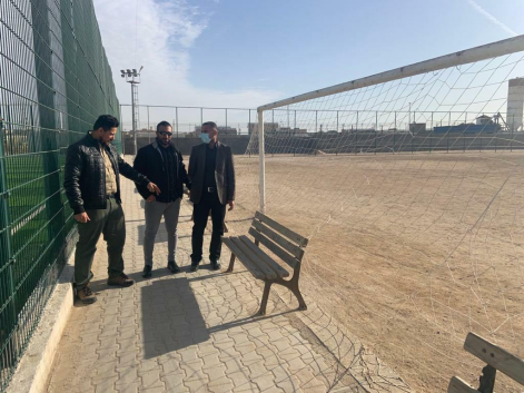 شركة نفط البصرة تباشر بإعادة تأهيل أربعة ملاعب لكر