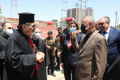 محافظ ميسان  يبحث مع بطريرك أنطاكيا للسريان الكاثو