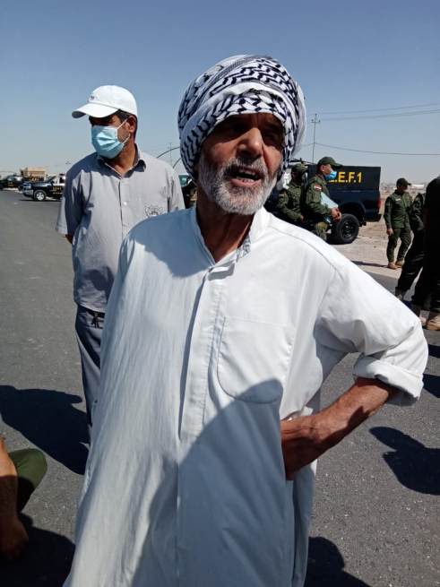 أهالي الحي العسكري  في قضاء ابي الخصيب يطالبون باع