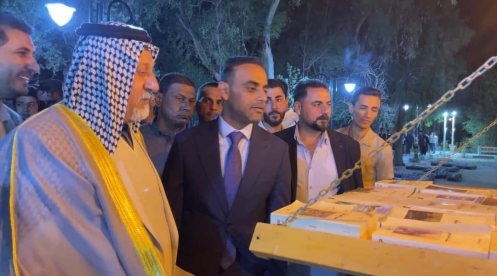 افتتاح مشروعي موقع  شجرة آدم  وحديقة الامة في قضاء