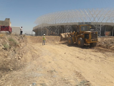 وزارة الشباب والرياضة تتابع سير الاعمال في ملعب كر