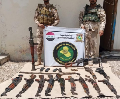 عمليات ميسان تنفذ حملة للبحث عن مطلوبين ومصادرة اس
