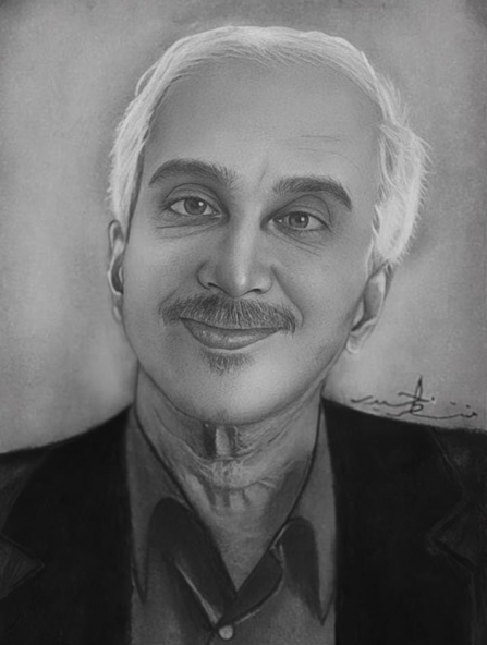 موهوب بابلي يهوى المسرح والرسم والموسيقى 