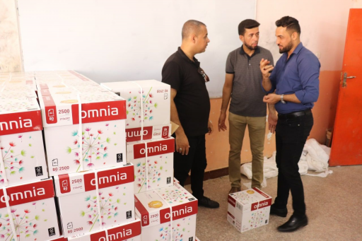 شركة لوك اويل : تجهز مدارس ناحية الهوير بأجهزة تعل