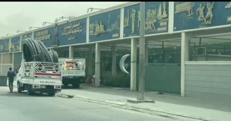 لجنة التجاوزات في البصرة تنذر اصحاب المحال التجاري