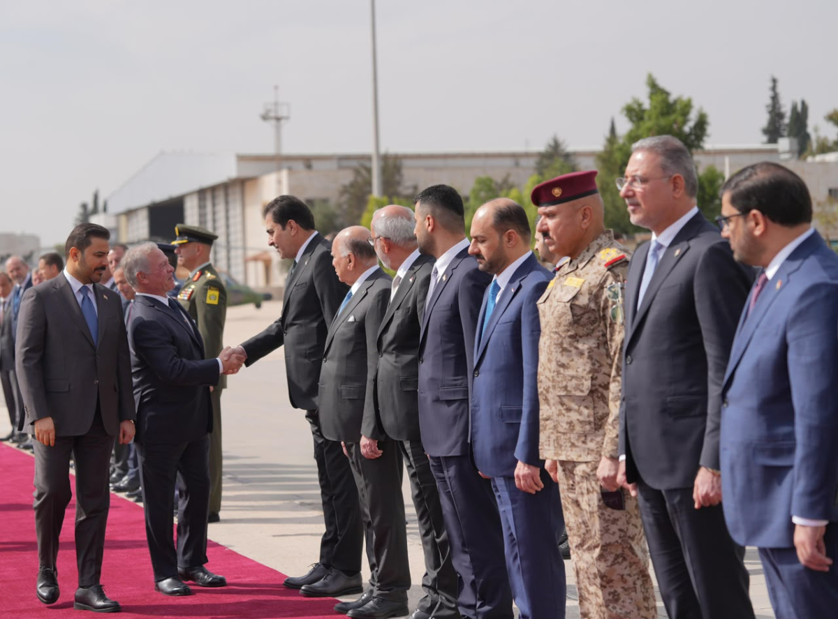 الملك الاردني  عبدالله الثاني يستقبل الزيدي