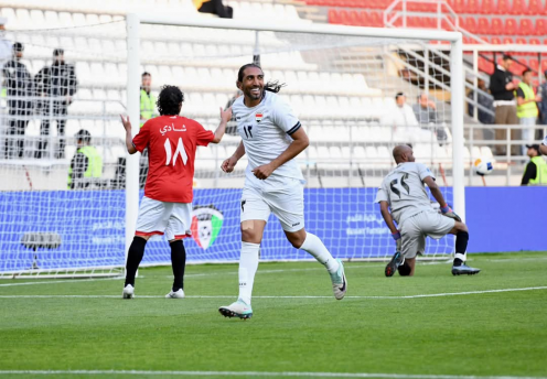 منتخب قدامى العراق يفوز على نظيره اليمني بهدف دون 
