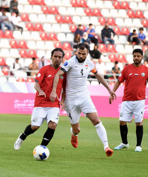 منتخب قدامى العراق يفوز على نظيره اليمني بهدف دون 