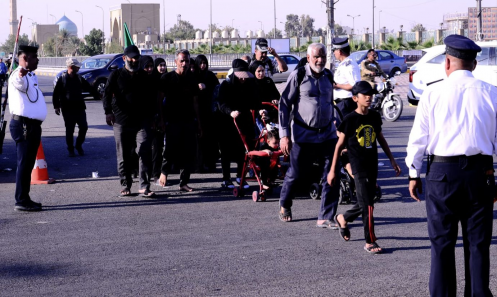 مرور النجف : تباشر  بتنفيذ الخطة المرورية الخاصة ب