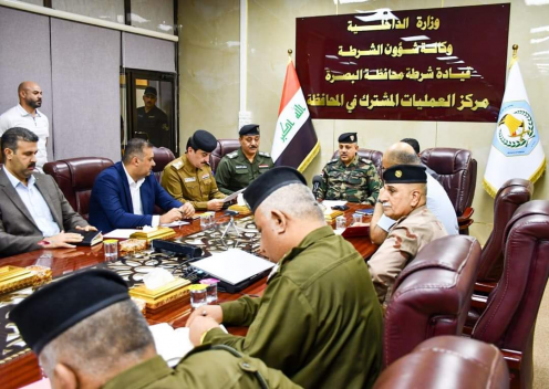 اجتماع أمني لمناقشة تأمين عملية التعداد في البصرة 