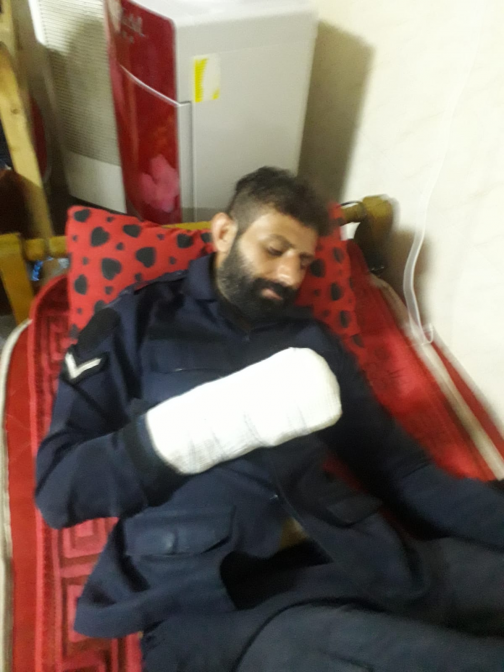 اخماد حريق في ٣ منازل بمنطقة المعقل وسط البصرة