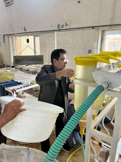 زراعة البصرة تباشر بتفقيس اسماك الكارب الشائع لدعم