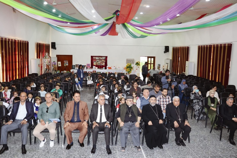 افتتاح المعرض الفني السنوي لقسم الدراسة السريانية 