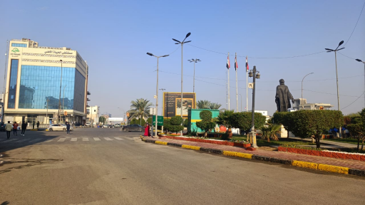  بالصور ...فرض حظر التجوال في شوارع البصرة