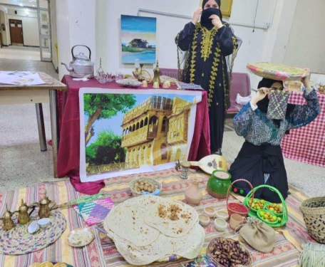 معرض فني لاحياء الثراث العراقي في جامعة البصرة 