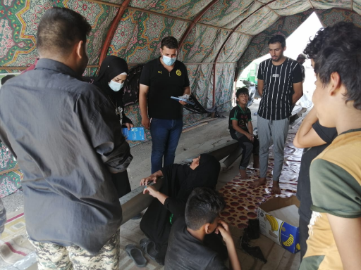 صحة البصرة تتفقد الإجراءات الصحية في المواكب الحسي