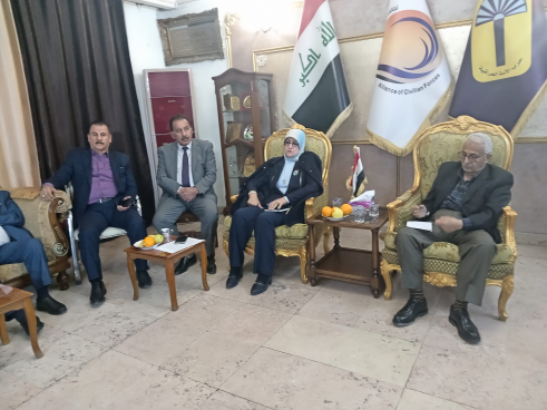 العكيلي : احزاب وشخصيات سياسية تناقش الأوضاع في ال