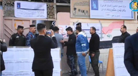 مكتب انتخابات البصرة نسبة المشاركة  في الاقتراع ال