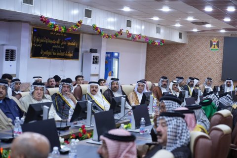 مؤتمر امني في البصرة  يناقش دعم العشائر  في استقرا