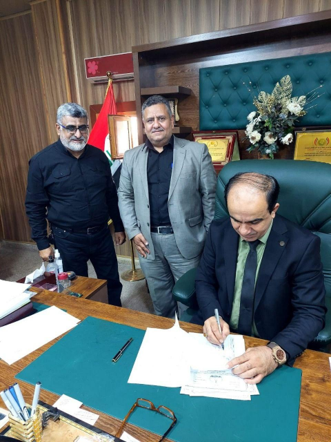 جامعة البصرة توقع عقدا مع دائرة الزراعة لتشغيل مكب
