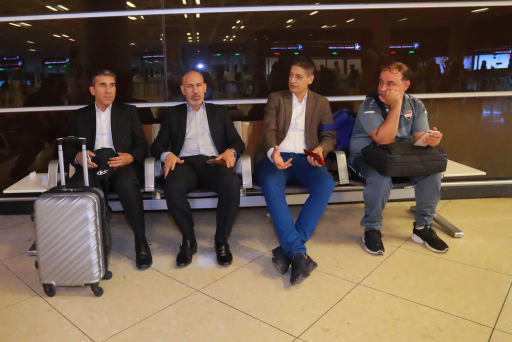 وفد المنتخب الوطني يصل الى الاردن 